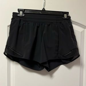 Lululemon axe 6 tall black athletic shorts